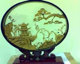 莲纹承古意，软木绘新篇——天水软木画品鉴
